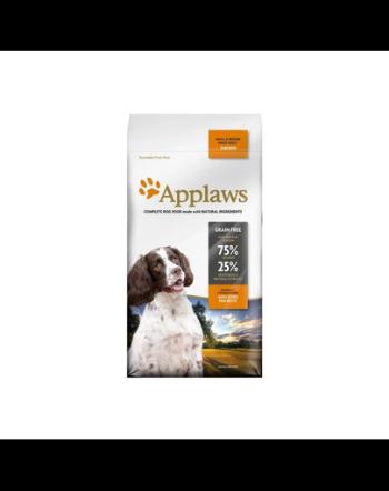 APPLAWS Adult Dog Small Medium Chicken 6 kg (3x2 kg) Mancare uscata caini talie mica si medie, cu pui