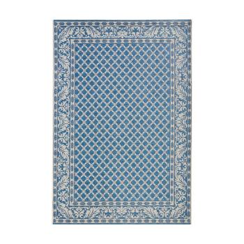 Covor pentru exterior NORTHRUGS Royal, 115 x 165 cm, albastru - crem