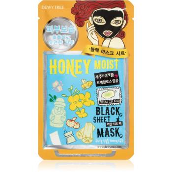 Dewytree Black Mask Honey Moist mască textilă nutritivă 30 g