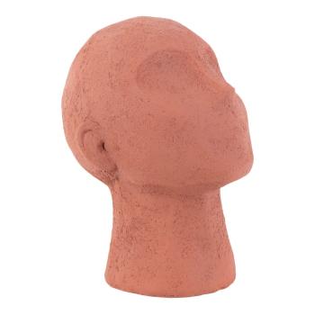 Statuetă decorativă PT LIVING Face Art, înălțime 22,8 cm, portocaliu teracotă