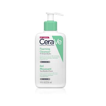 CeraVe Gel de spumare demachiant pentru piele obișnuită și grasă (Foaming Cleanser) 236 ml
