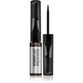 Rimmel vopsea gel semipermanentă pentru sprâncene culoare 004 Soft Brown 4,5 ml