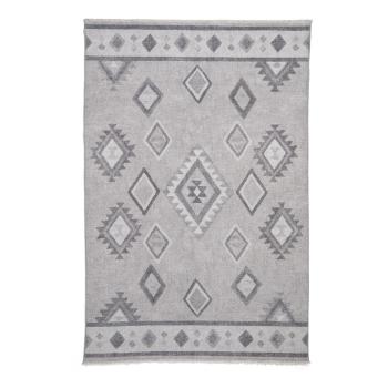 Covor gri lavabil din amestec de bumbac 152x230 cm Whisper – Think Rugs