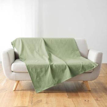 Cuvertură verde 180x220 cm Lucile – douceur d'intérieur