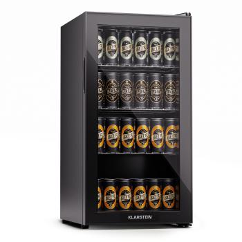 Klarstein Beersafe 74 Slim, frigider, 74 litri, 3 rafturi, ușă panoramică de sticlă