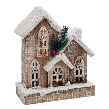 Decorațiune luminoasă Cassa Nevada Unimasa, înălțime 21 cm