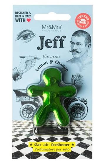 Mr&Mrs Fragrance Jeff Chrome Lemon & Orange - parfum pentru mașină