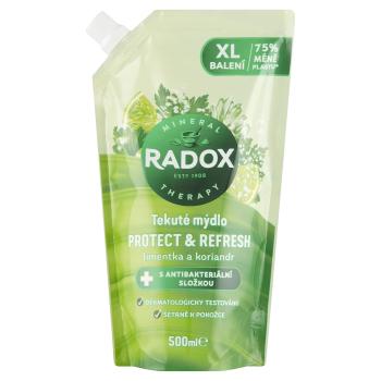 Radox Săpun lichid cu component antibacterian Protect & Refresh - rezervă 500 ml