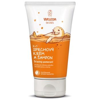 Weleda Kids Happy Orange cremă de duș și șampon pentru copii 2 in 1 150 ml