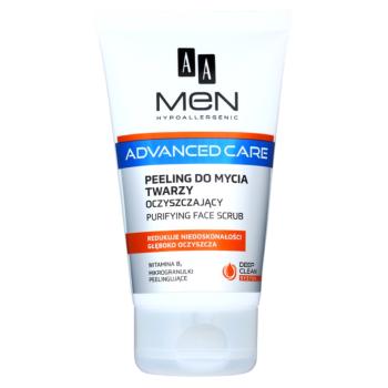 AA Cosmetics Men Advanced Care gel exfoliant de curatare facial 150 ml