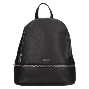 Lagen Rucsac din piele pentru femei BLC-22/2053/NKL Black