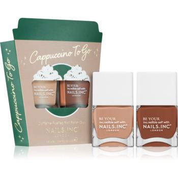 Nails Inc. Cappuccino To Go set de lacuri de unghii