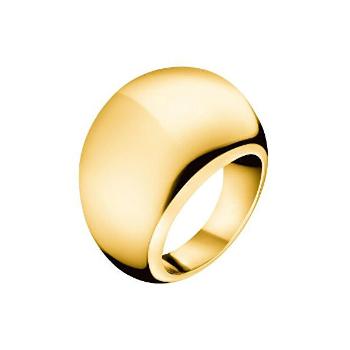 Calvin Klein Inel placat cu aur  Ellipse KJ3QJR1001 55 mm