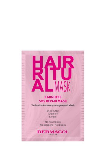 Dermacol Mască renerativă intensivă pentru toate tipurile de păr Hair Ritual (5 Minutes SOS Repair Mask) 15 ml