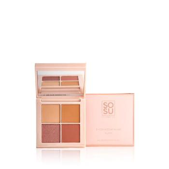 SOSU Cosmetics Paletă cu farduri de ochi Nude (Eyeshadow Quad) 4,8 g