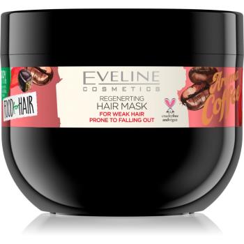 Eveline Cosmetics Food for Hair Aroma Coffee masca de par hranitoare pentru părul slab cu tendință de cădere 500 ml