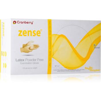 Cranberry Zense Natural mănuși din latex fără pudră mărime M 50 buc