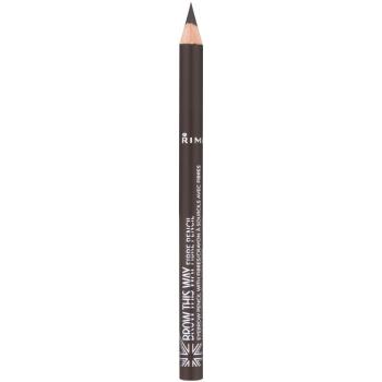 Rimmel Brow This Way creion pentru sprancene culoare 003 Dark 1.08 g