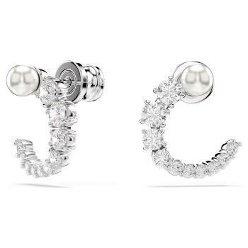 Swarovski Cercei frumoși cu zirconi și perle de cristal Matrix 5692260