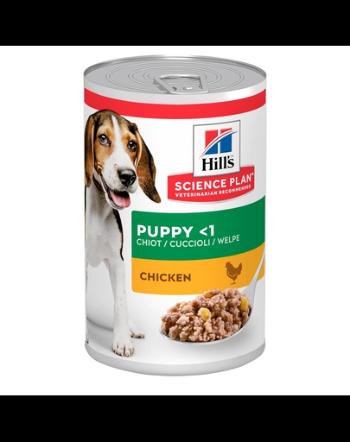 HILL'S Science Plan Canine Puppy Chicken 370 g Conserva hrana pentru catei, cu pui