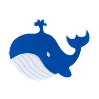 Set 5 suporturi antiderapante pentru cadă Wenko Whale, albastru