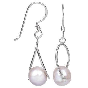 JwL Luxury Pearls Cercei de argint cu perla autentica JL0110