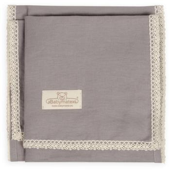 Babymatex Linen pătură pentru copii Grey