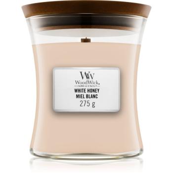 Woodwick White Honey lumânare parfumată  cu fitil din lemn 275 g