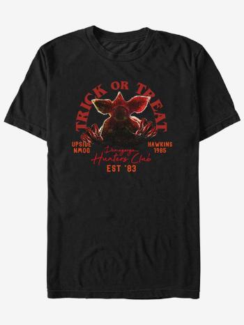 ZOOT.Fan Netflix Demogorgon Trick or Treat Stranger Things Tricou Negru