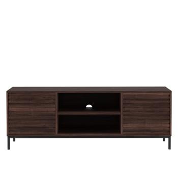 Masă TV în culoare naturală cu aspect de lemn de nuc 140x50 cm Celine - Støraa