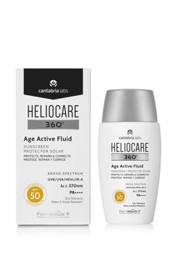 Heliocare Fluid pentru bronzare 360° Age Active Fluid SPF50+ 50 ml