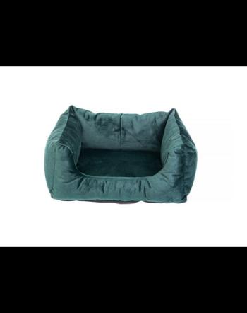 FERA Glamour culcus pentru caini, verde S 45x50x24 cm