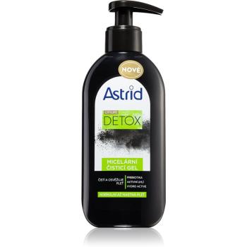 Astrid CITYLIFE Detox gel de curatare micelar pentru piele normala si grasa 200 ml
