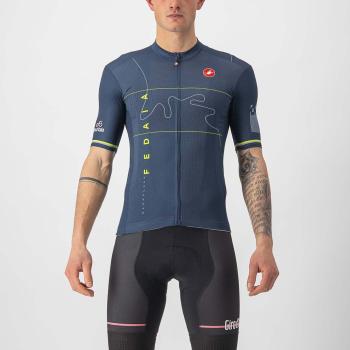 
                 CASTELLI Tricou de ciclism cu mânecă scurtă - GIRO D&#039;ITALIA 2022 - albastru  
            