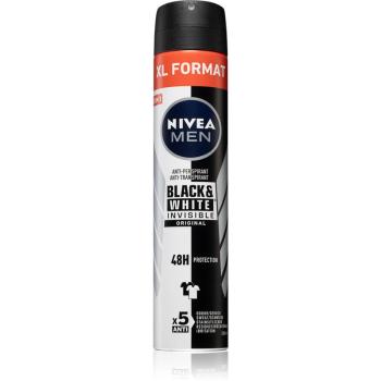 Nivea Men Black & White Invisible Original spray anti-perspirant pentru barbati 200 ml