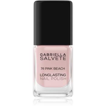 Gabriella Salvete Longlasting Enamel lac de unghii cu rezistenta indelungata lucios culoare 74 Pink Beach 11 ml