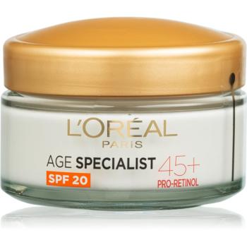 L’Oréal Paris Age Specialist 45+ Cremă de zi pentru piele matură SPF 20 50 ml