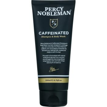 Percy Nobleman Hair sampon pe baza de cofeina pentru barbati pentru corp si par 200 ml