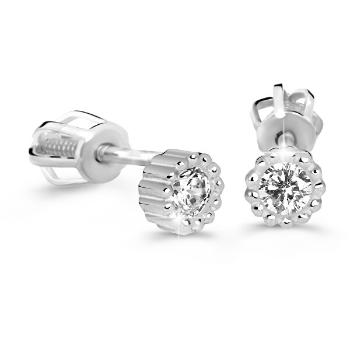 Cutie Diamonds CerceiMinimalisti din aur alb cu diamante  DZ60236-30-00-X-2
