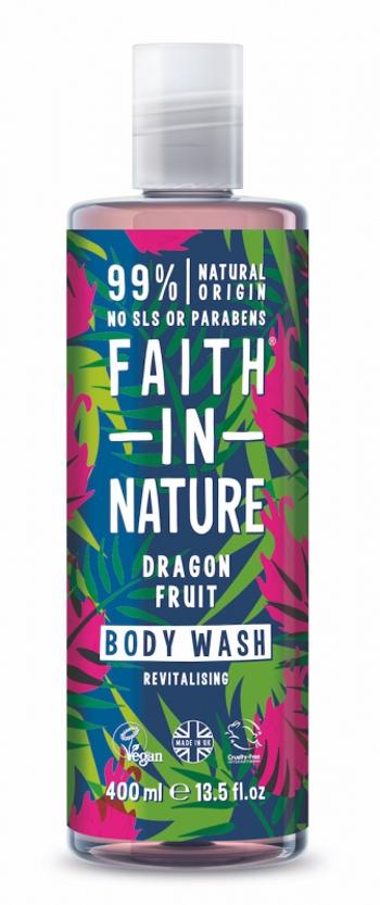 Faith in Nature Gel de duș natural revitalizant Dragon Fruit 400 ml