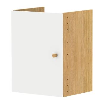 Modul cu uși pentru sistem de rafturi modulare alb 33x43,5 cm Z Cube - Tenzo