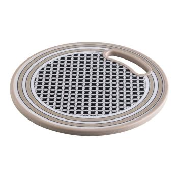 Set tocător rotund și cuțit din inox Brandani Alhambra