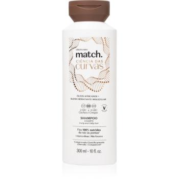 Match. Science of Curves șampon hidratant pentru păr creț și ondulat 300 ml