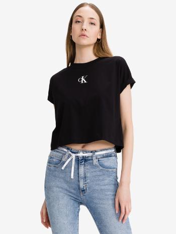 Calvin Klein Jeans Crop top Negru