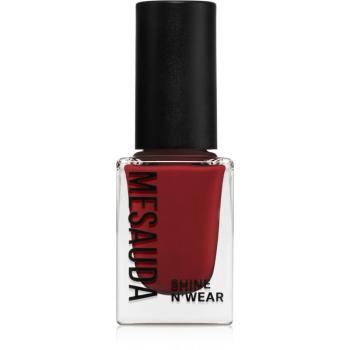 Mesauda Milano Shine N'Wear lac de unghii cu uscare rapida culoare 205 Le Rouge 10 ml