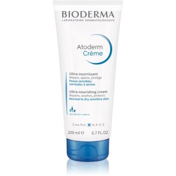 Bioderma Atoderm Cream Cremă nutritivă de corp pentru piele normală, sensibilă și uscată fara parfum Tube 200 ml