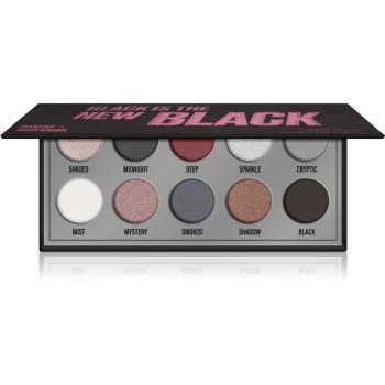 Makeup Obsession Black Is The New Black paletă cu farduri de ochi 10x1,3 g