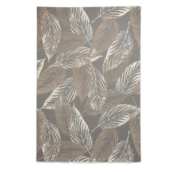 Covor gri lavabil din fibre reciclate 120x170 cm Flores – Think Rugs