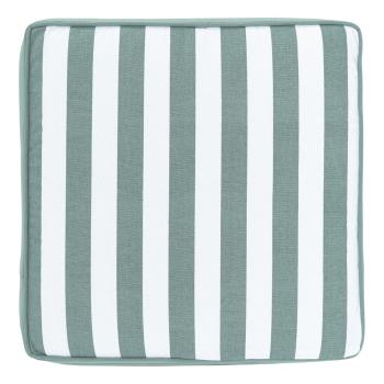 Pernă de scaun din bumbac Westwing Collection Timon, 40 x 40 cm, alb-verde