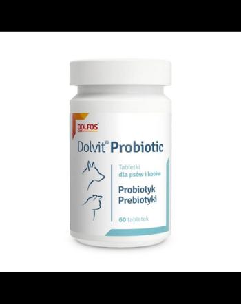 DOLFOS Dolvit Probiotic 60 tab. probiotic si prebiotic caini si pisici